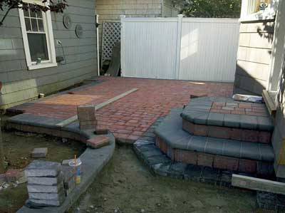 Paver Patio - In Progress
