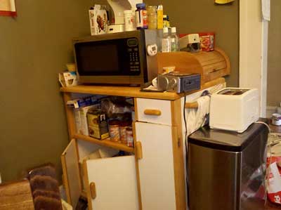 Microwave cart