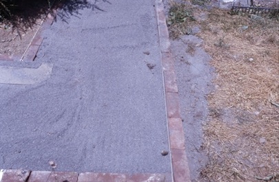 dust How to Make a Slate Walkway - Dust