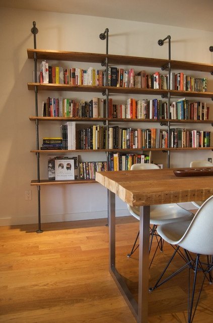 ApartmentTherapy-pipefitting-bookshelf DIY Bookshelf - Pipe Fitting