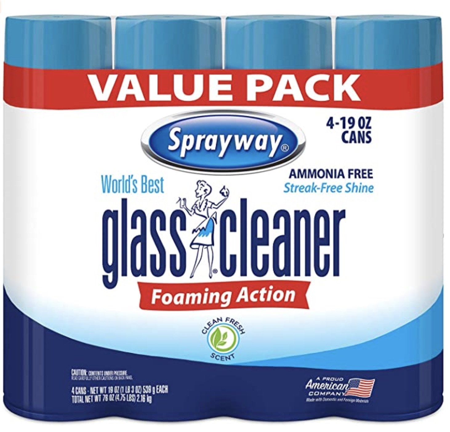 Best Ammonia-Free Foam Glass Cleaner: Sprayway