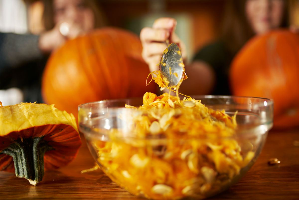 How to Preserve a Carved Pumpkin? Scoop Everything Out