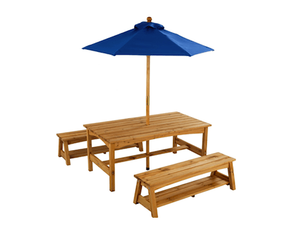 KidKraft Picnic Table with Benches from amazon.com, $138