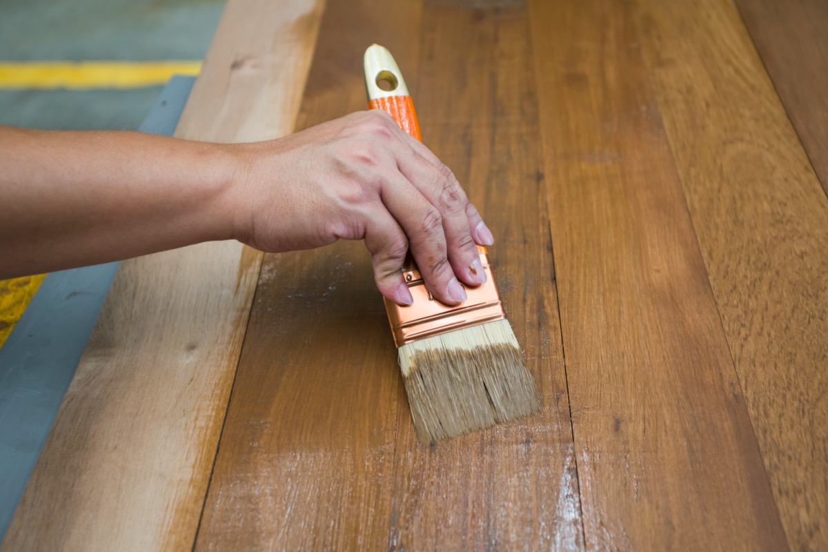how to refinish wood table