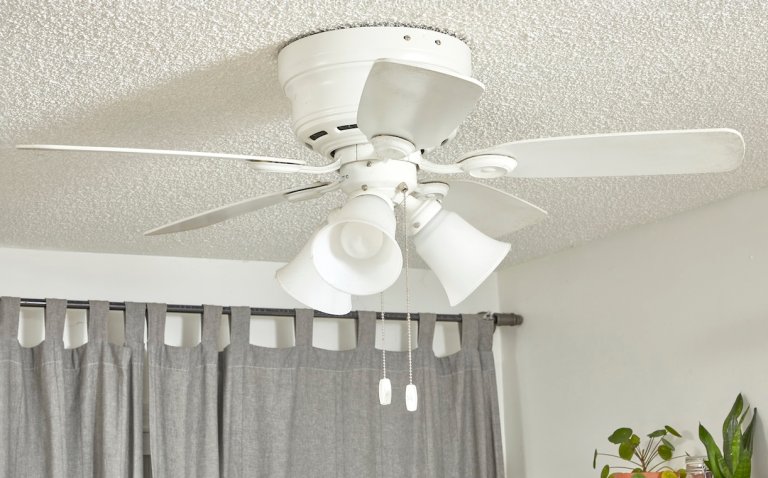 How to Install a Ceiling Fan Where a Ceiling Light Fixture Used to Be