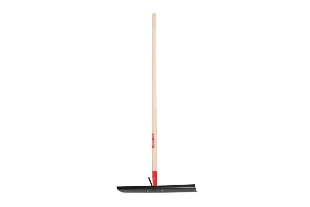 Concrete rake.