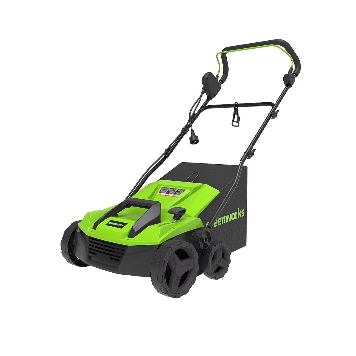 Power rake.
