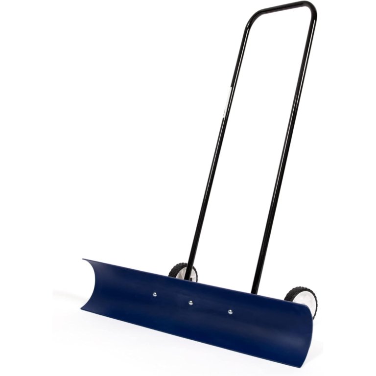 Snowcaster Wheeled Shovel on white background