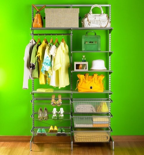 Elfa free-standing storage unit