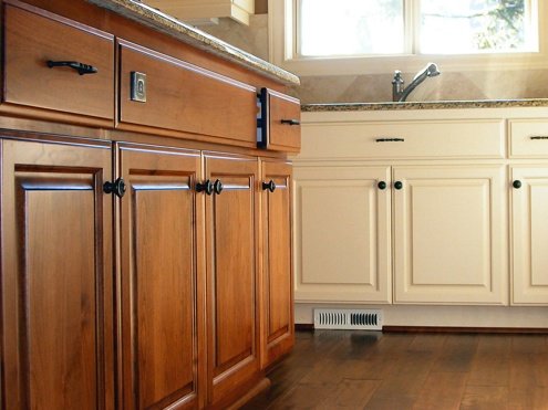 How To: Glaze Kitchen Cabinets
