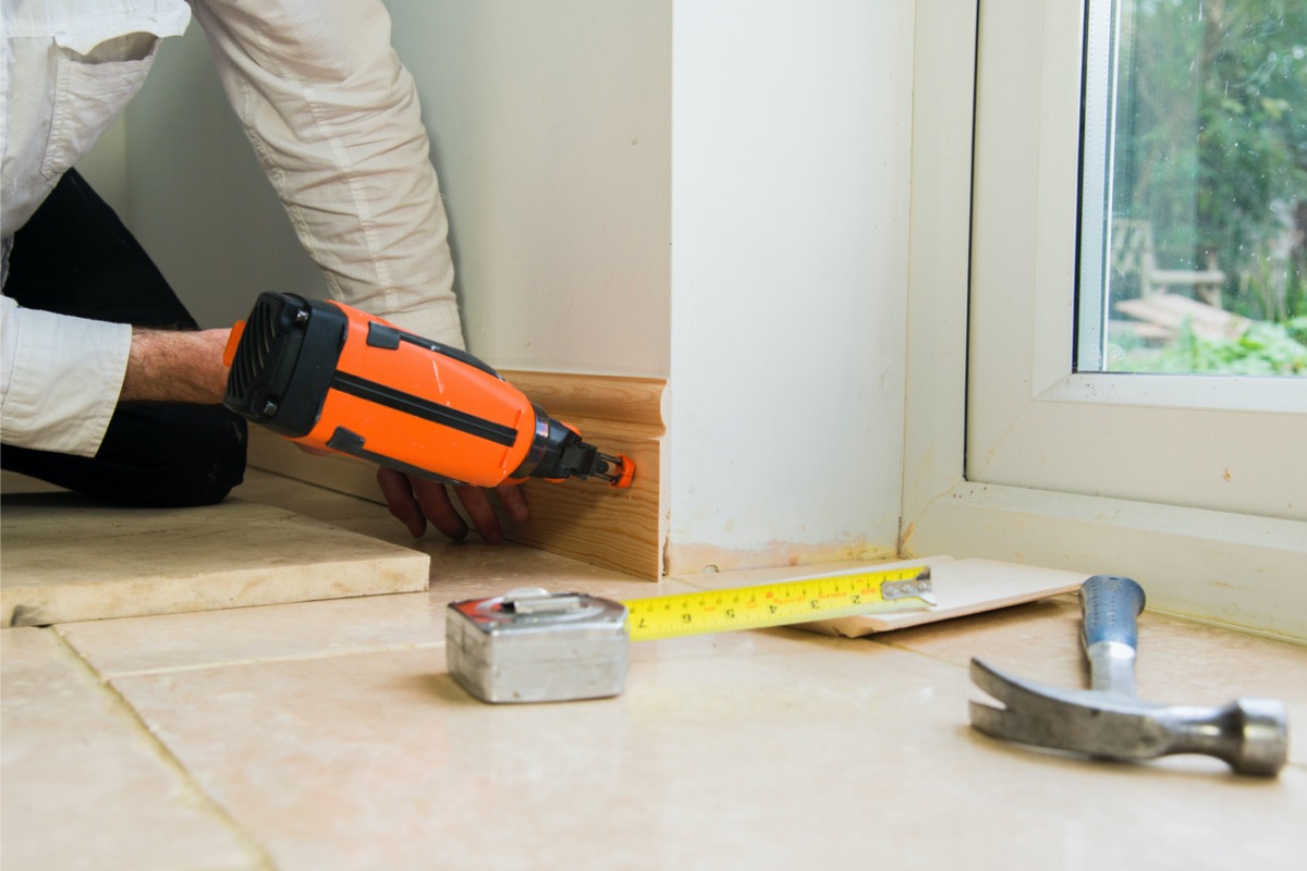 how to install baseboard