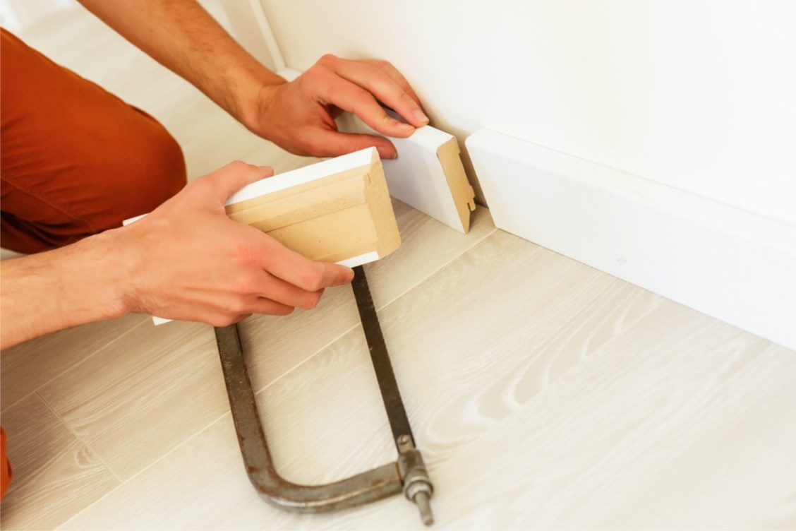 How to Install Baseboard and Cut Baseboard Corners - Tips from Bob Vila