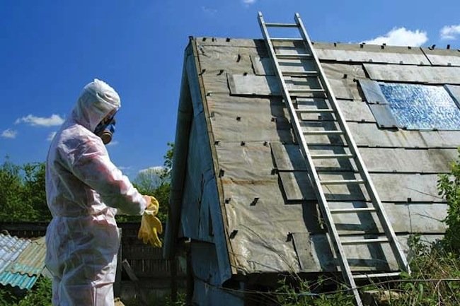asbestos removal from roof
