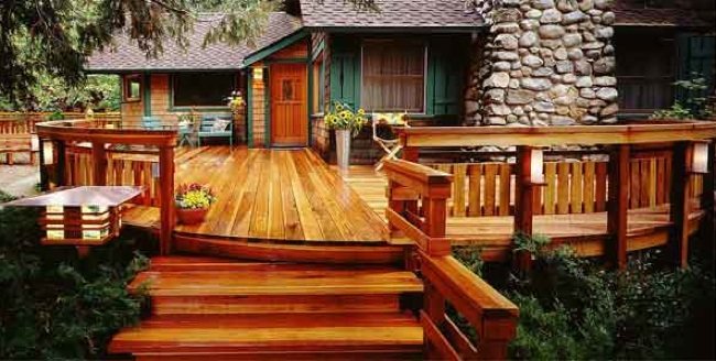 Backyard Decks Go Green with Redwood Construction