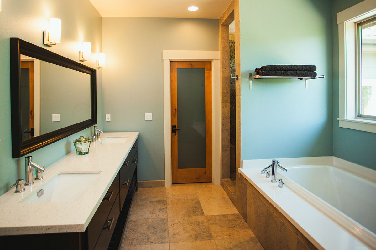 The Best Bathroom Floor Tile Options: Stone