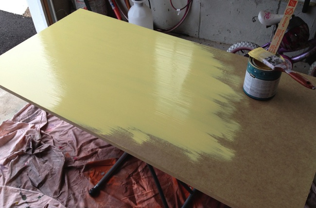 Painting MDF board