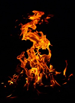 Build a Fire Pit - Flames