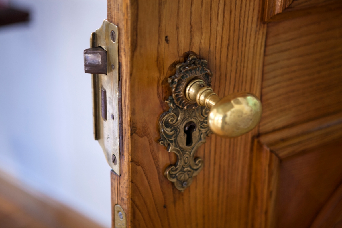 When Remodeling an Old House, What Should You Keep - antique door handle