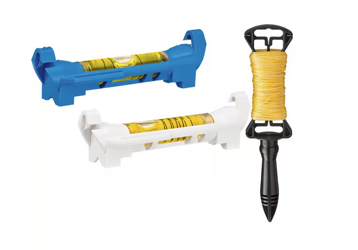 Several components of a line level. 