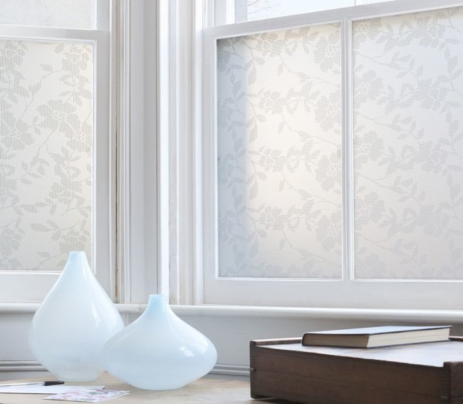 Install Window Film - Lace Floral