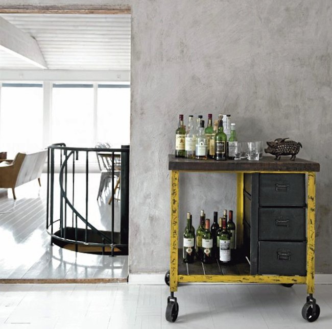 DIY File Cabinet Projects - Bar Cart