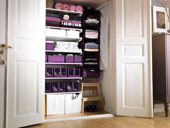 8 DIY Storage Solutions for a Closet-less Room