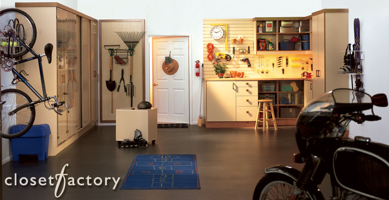 Garage converted into storage space