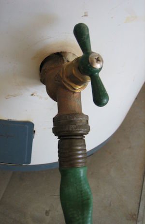 How to Drain a Water Heater - Valve