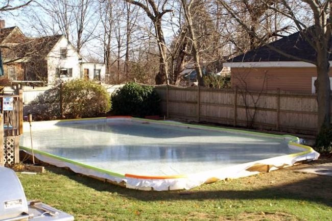 Backyard Ice Rink - Tarp