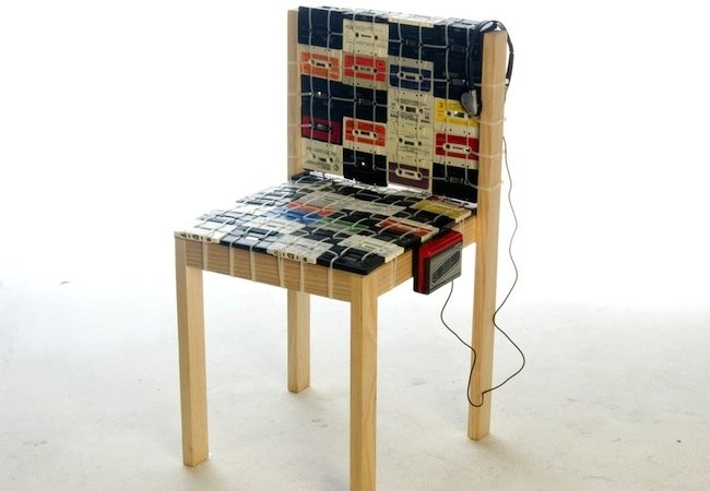 Cassette Tape Recycling - Chair