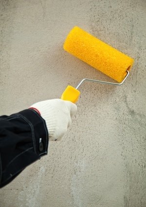 How to Paint Concrete - Roller