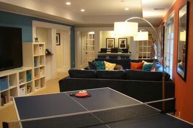 16 Finishing Touches for Your Unfinished Basement
