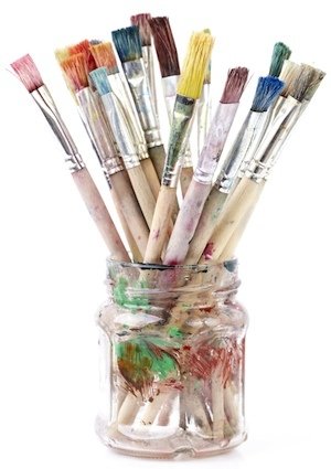 How to Paint Glass - Brushes