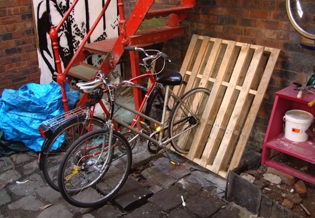 DIY Bike Rack - Pallets