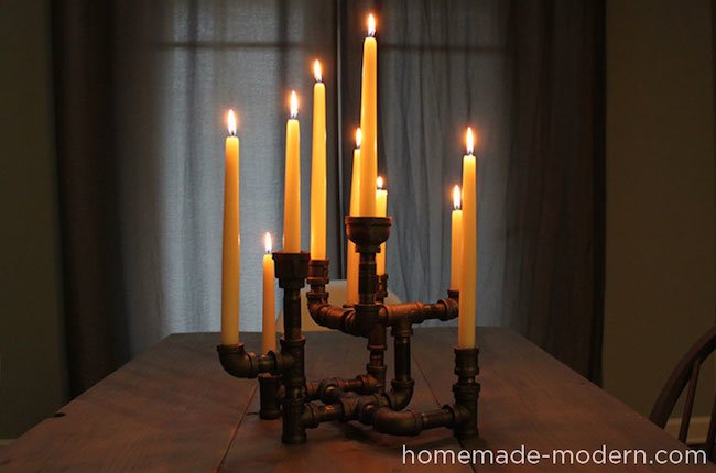 DIY Modern Candleholder