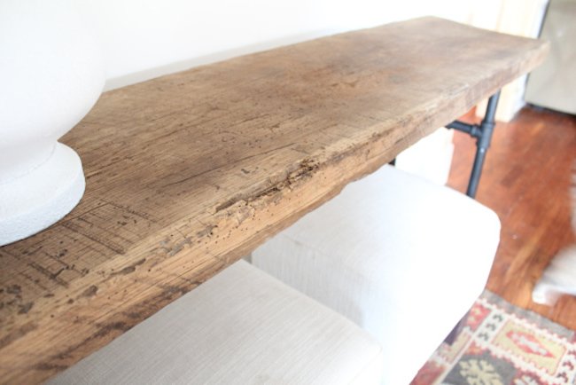 Salvaged Wood Barn Door Table