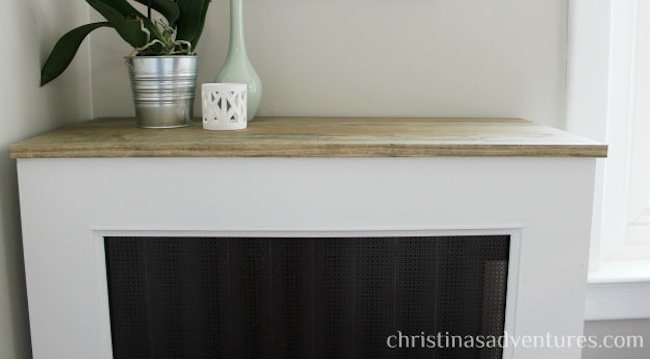 DIY Radiator Cover - Finished