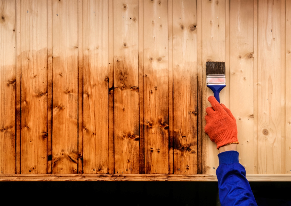 painting pressure treated wood - staining wood