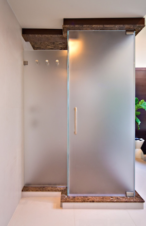 How to Frost Glass - Shower Doors