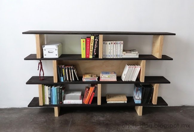 DIY Plywood Bookcase