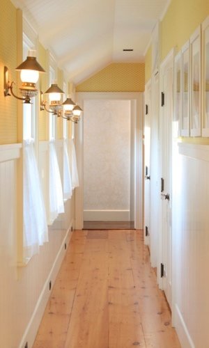 Softwood Flooring - Hallway Installation