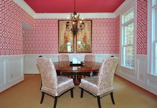 DIY Wallpaper - Dining Room