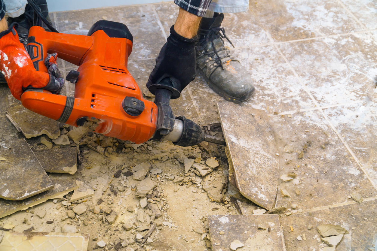 how to remove tile