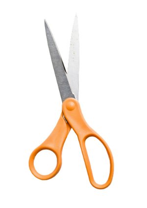 How To Sharpen Scissors - Orange Scissors