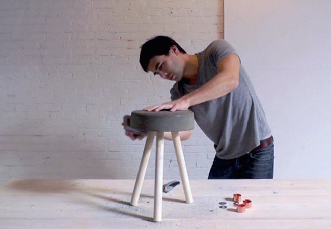 How To: Make a $5 Stool with Concrete