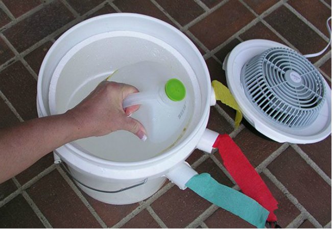 DIY Air Conditioner - Bucket Assembly