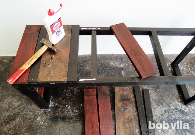 DIY Outdoor Bench - Step 8