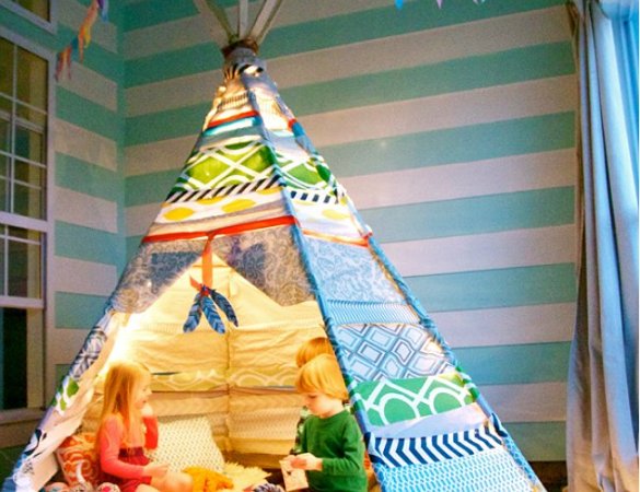 Weekend Projects: 5 DIY Teepees for Indoors and Out