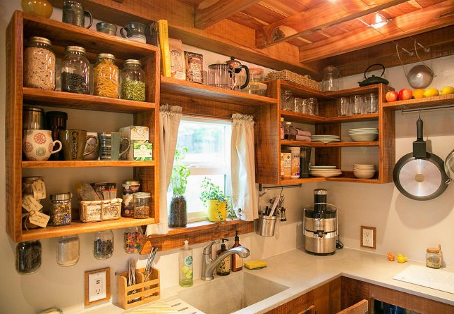 Tiny Home Living - Small Kitchen