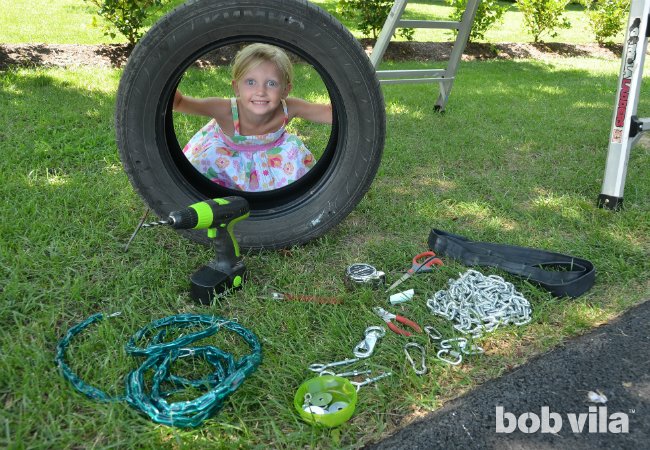 DIY Tire Swing - Supplies